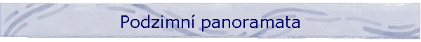 Podzimn panoramata