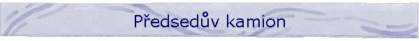 Pedsedv kamion