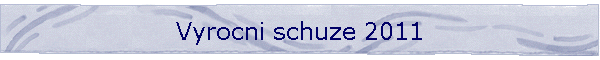 Vyrocni schuze 2011